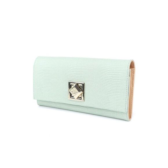 NWT Kate Spade Lizard Embossed Cyndy Wallet Dusty Mint - Picture 6 of 12